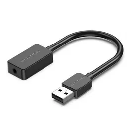 Vention Tarjeta de Sonido USB Macho a Jack 3.5 Hembra CDZB0